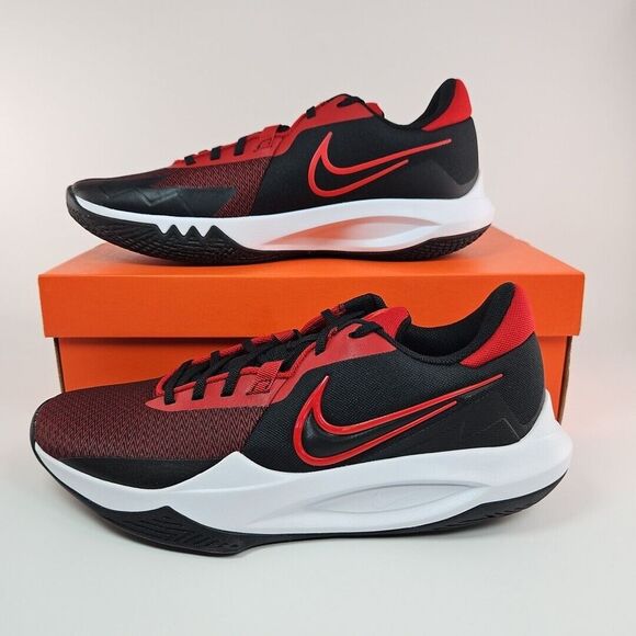 Nike Other - Nike Precision VI 6 Shoes Black University Red Gym Red DD9535-002 Mens Size 11.5